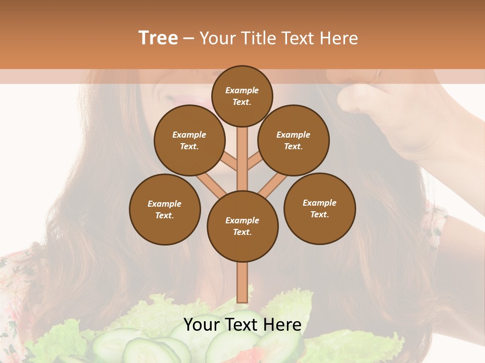 Summer Funny Salad PowerPoint Template