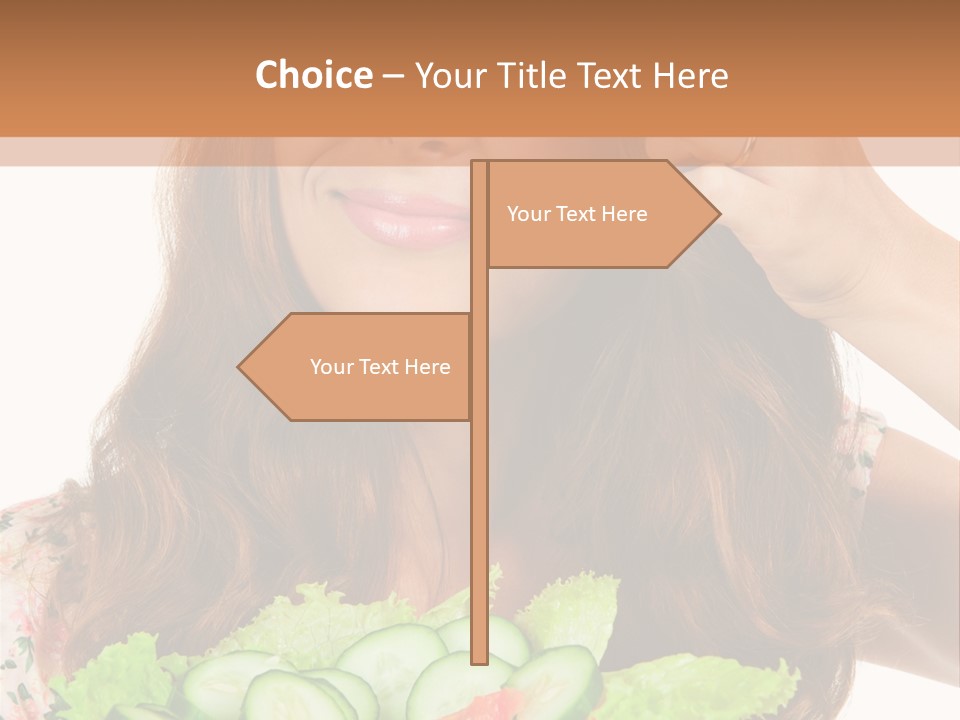 Summer Funny Salad PowerPoint Template