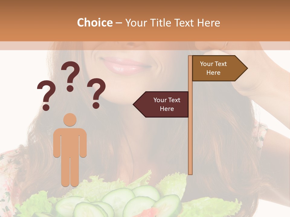 Summer Funny Salad PowerPoint Template