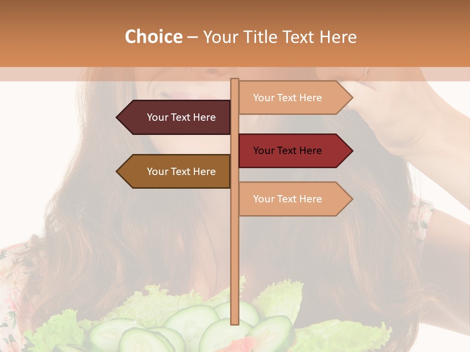 Summer Funny Salad PowerPoint Template