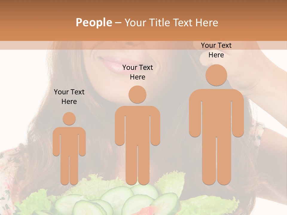 Summer Funny Salad PowerPoint Template