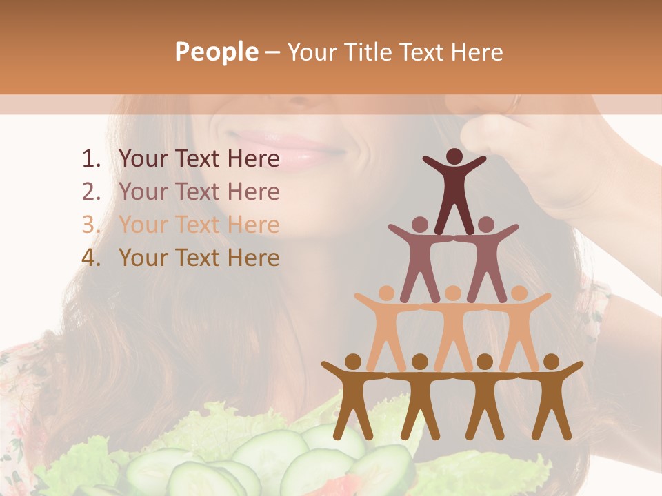 Summer Funny Salad PowerPoint Template