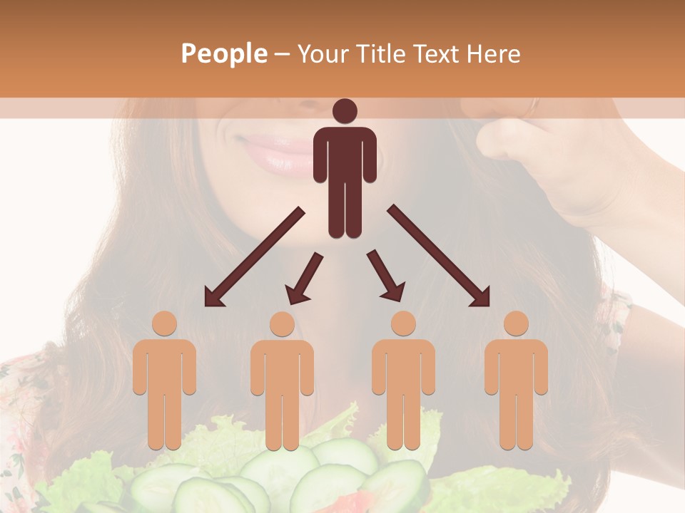 Summer Funny Salad PowerPoint Template