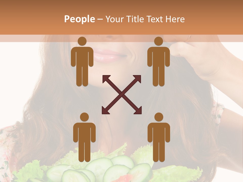 Summer Funny Salad PowerPoint Template