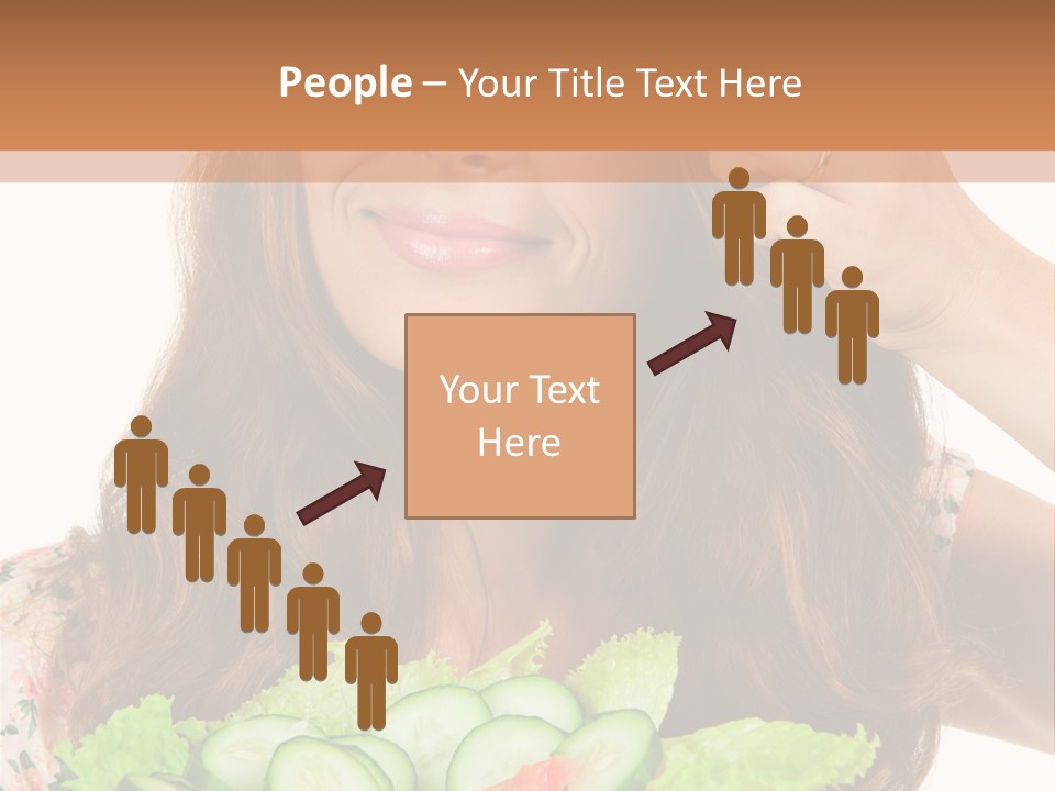 Summer Funny Salad PowerPoint Template