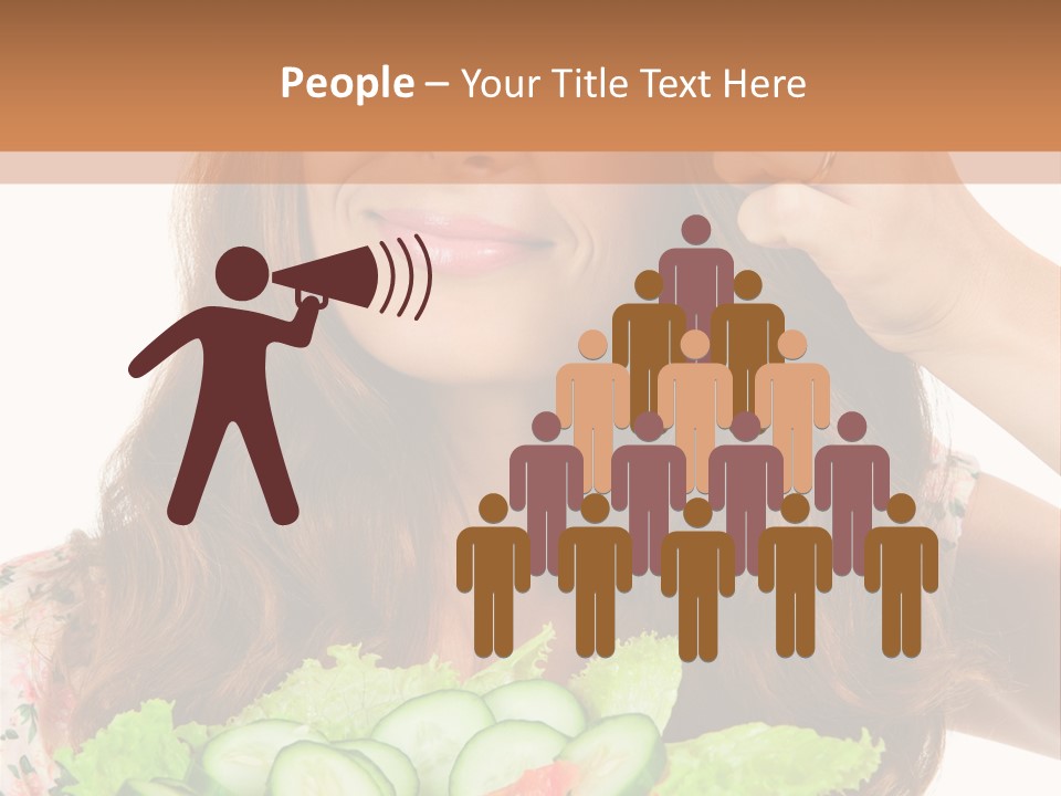 Summer Funny Salad PowerPoint Template