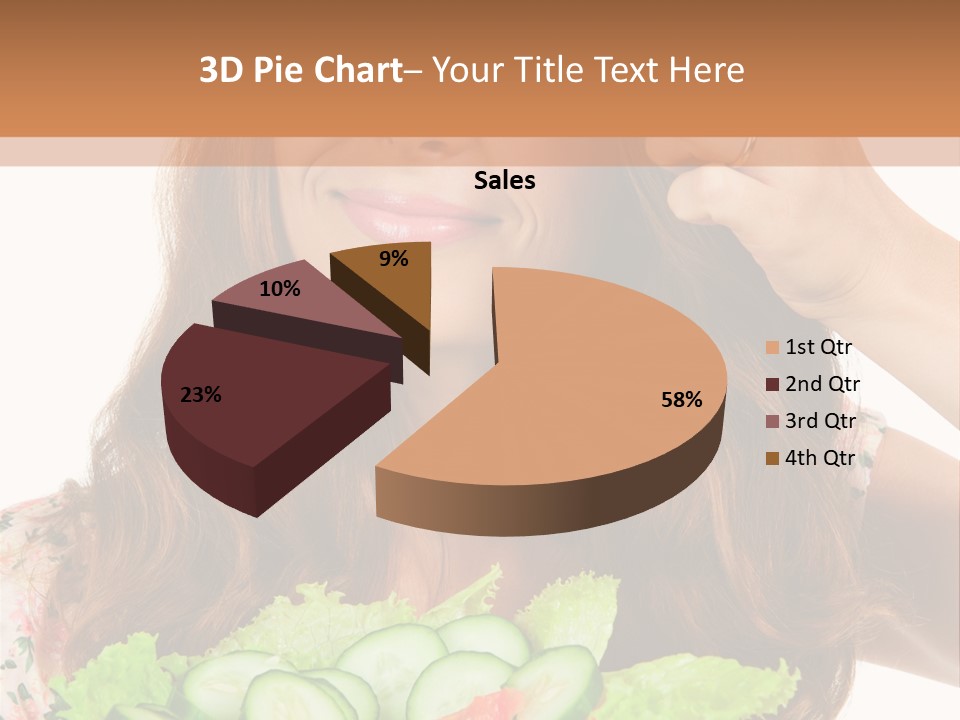 Summer Funny Salad PowerPoint Template