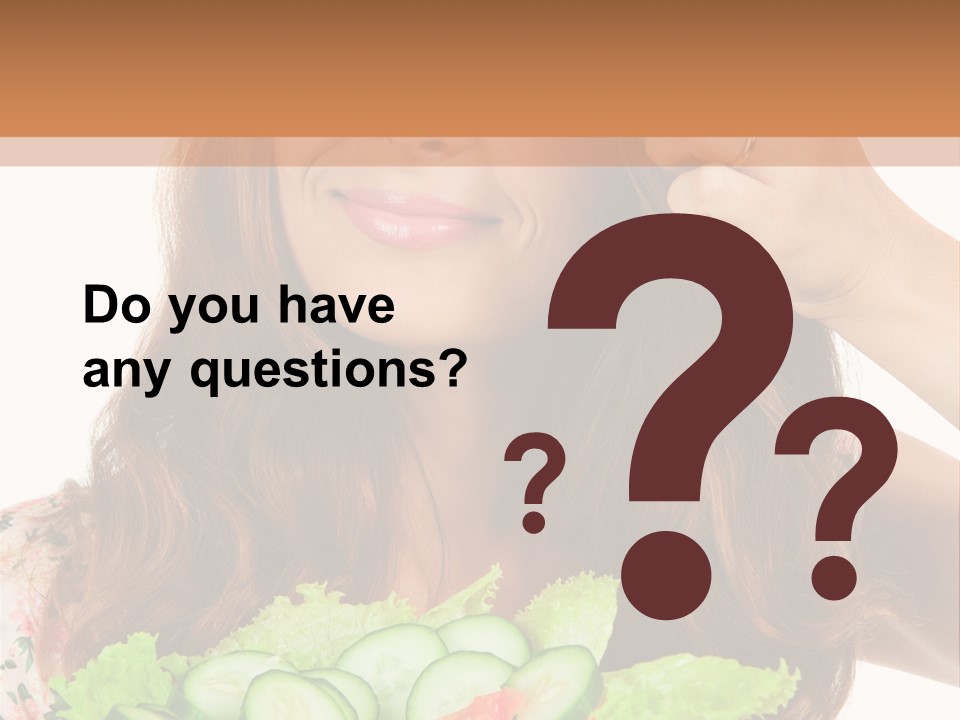 Summer Funny Salad PowerPoint Template