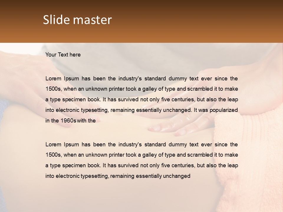 Hand Nates Caucasian PowerPoint Template