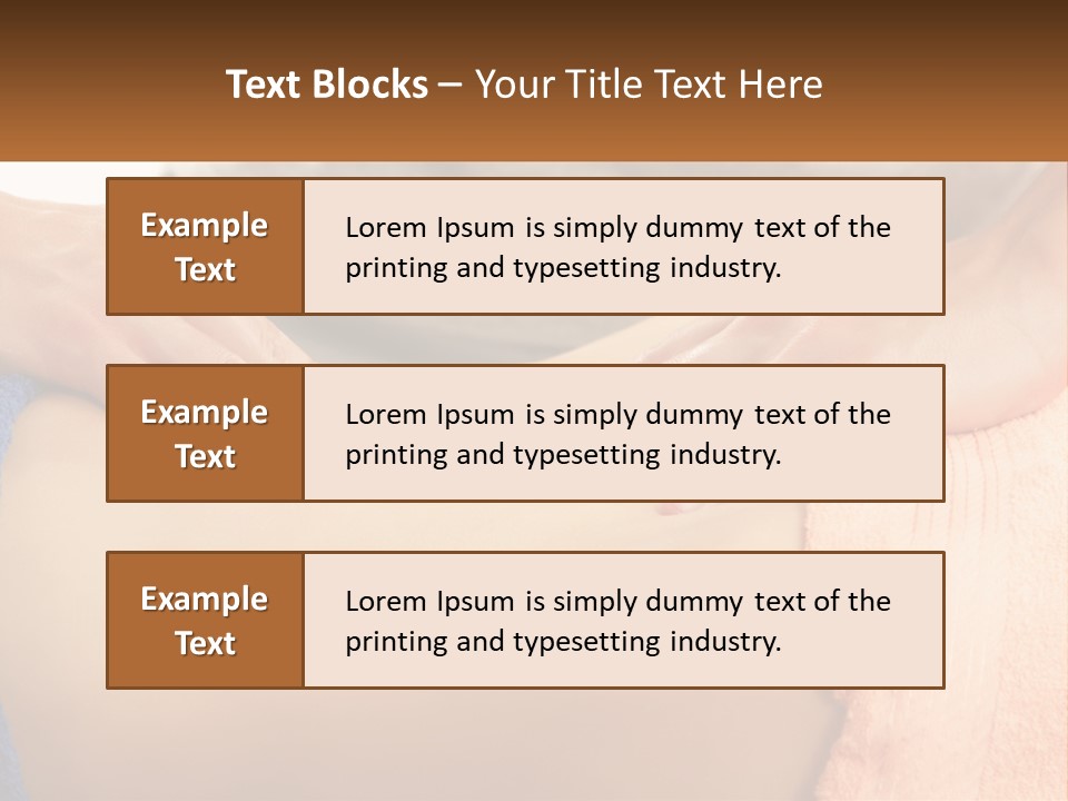 Hand Nates Caucasian PowerPoint Template