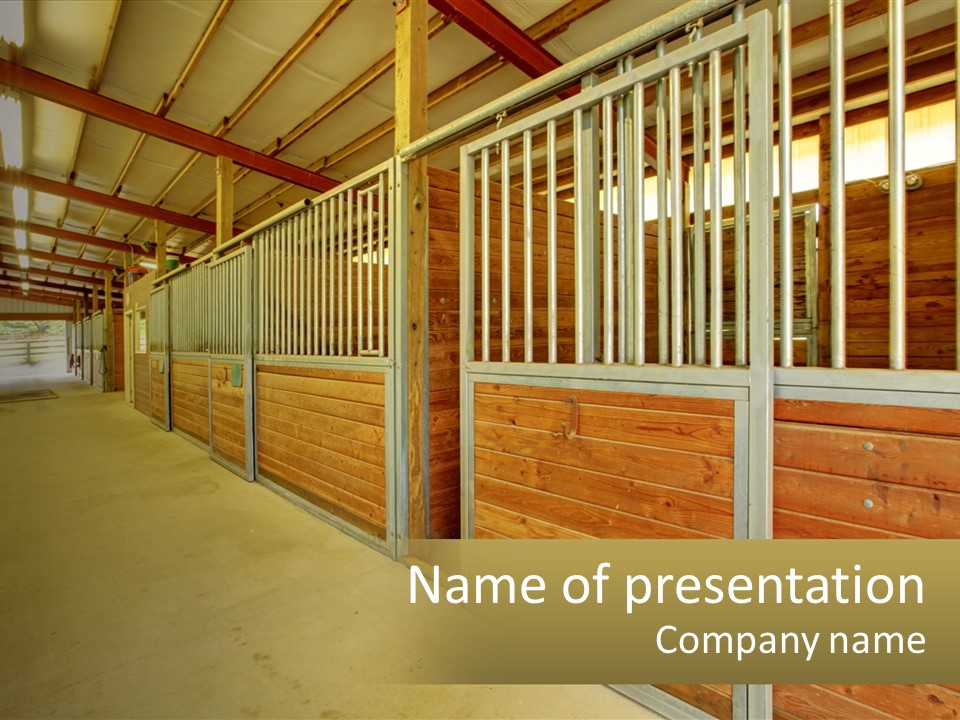 Doors Farm Luxury PowerPoint Template