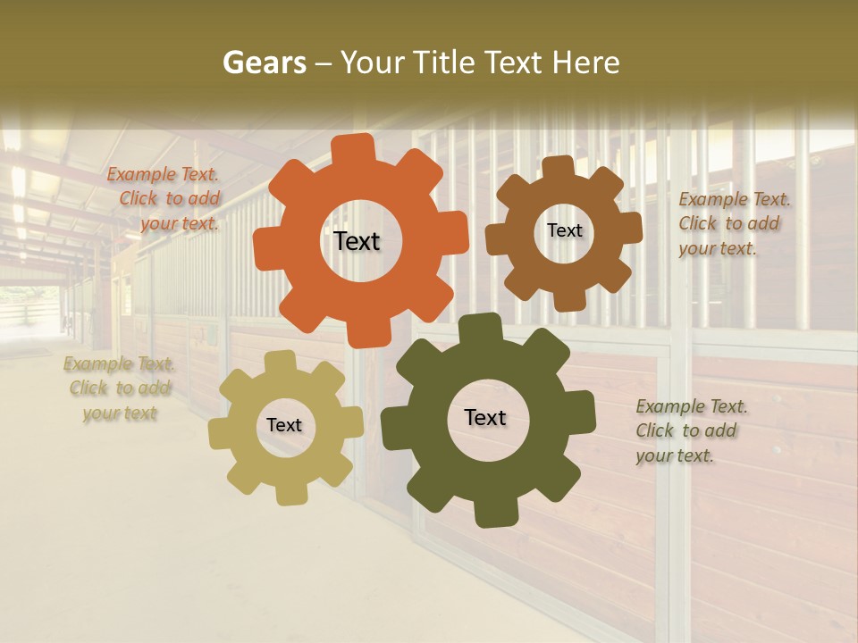 Doors Farm Luxury PowerPoint Template