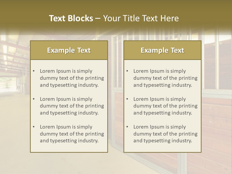 Doors Farm Luxury PowerPoint Template