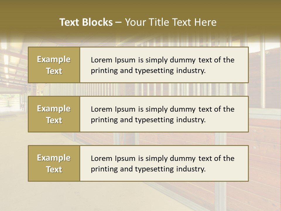 Doors Farm Luxury PowerPoint Template