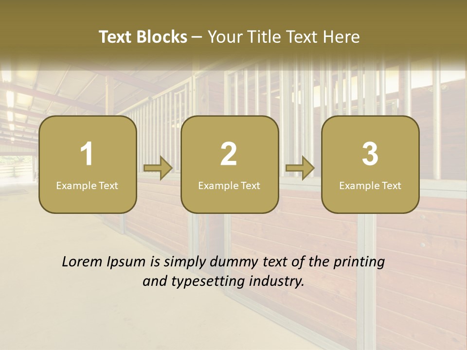 Doors Farm Luxury PowerPoint Template