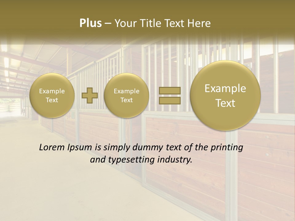 Doors Farm Luxury PowerPoint Template