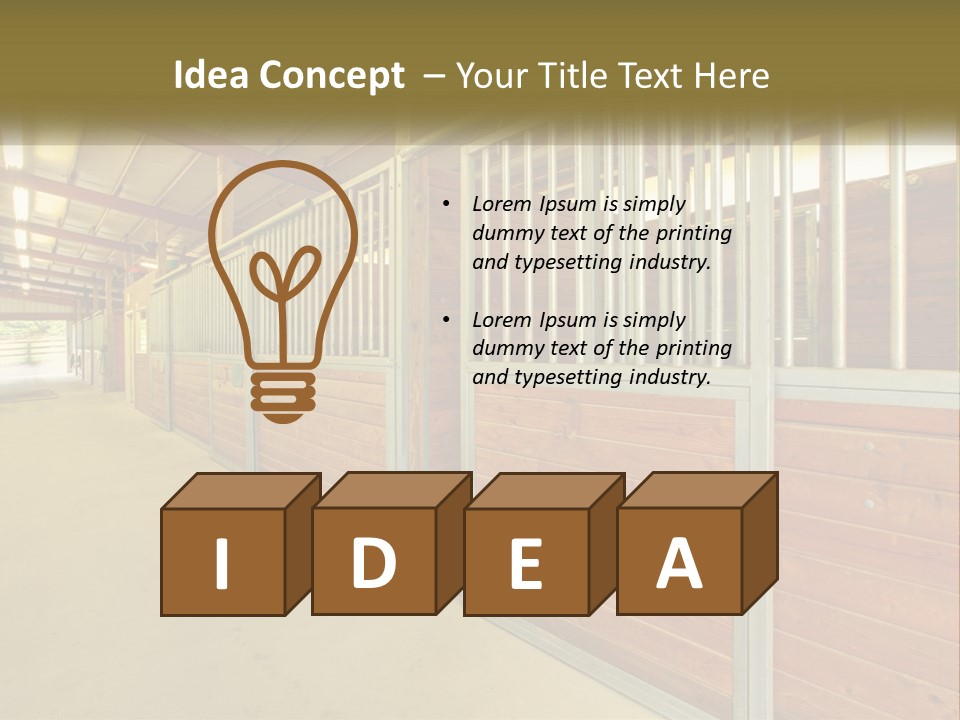 Doors Farm Luxury PowerPoint Template