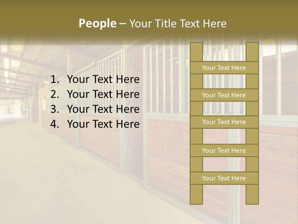 Doors Farm Luxury PowerPoint Template