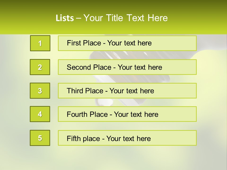 Massage Pipette Treatment PowerPoint Template