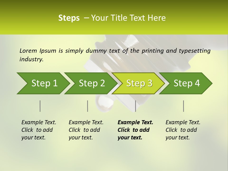 Massage Pipette Treatment PowerPoint Template