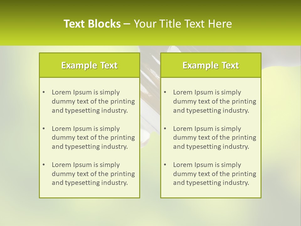 Massage Pipette Treatment PowerPoint Template