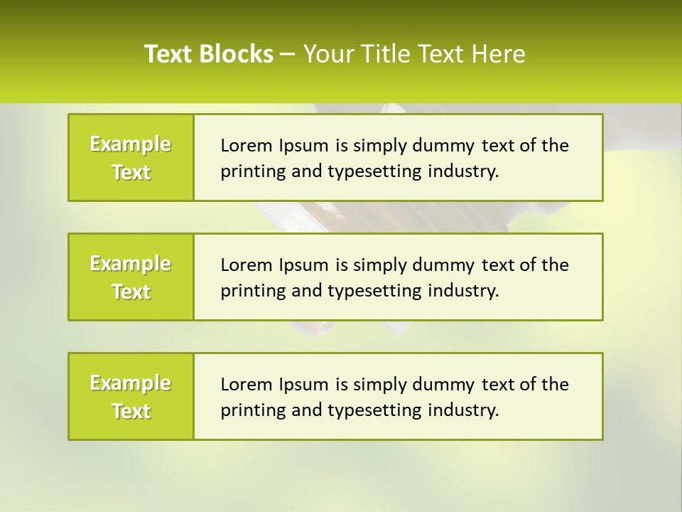 Massage Pipette Treatment PowerPoint Template