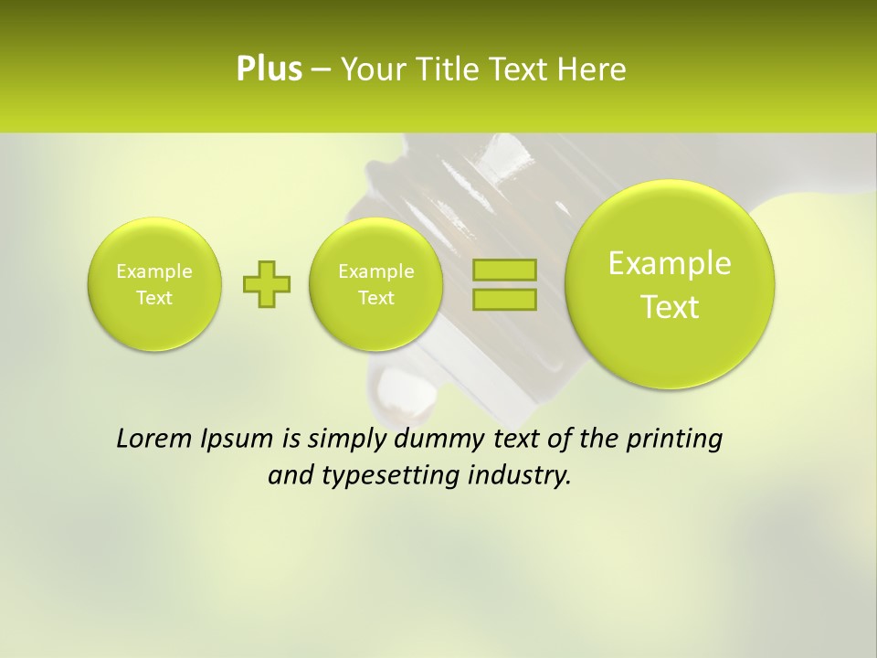 Massage Pipette Treatment PowerPoint Template