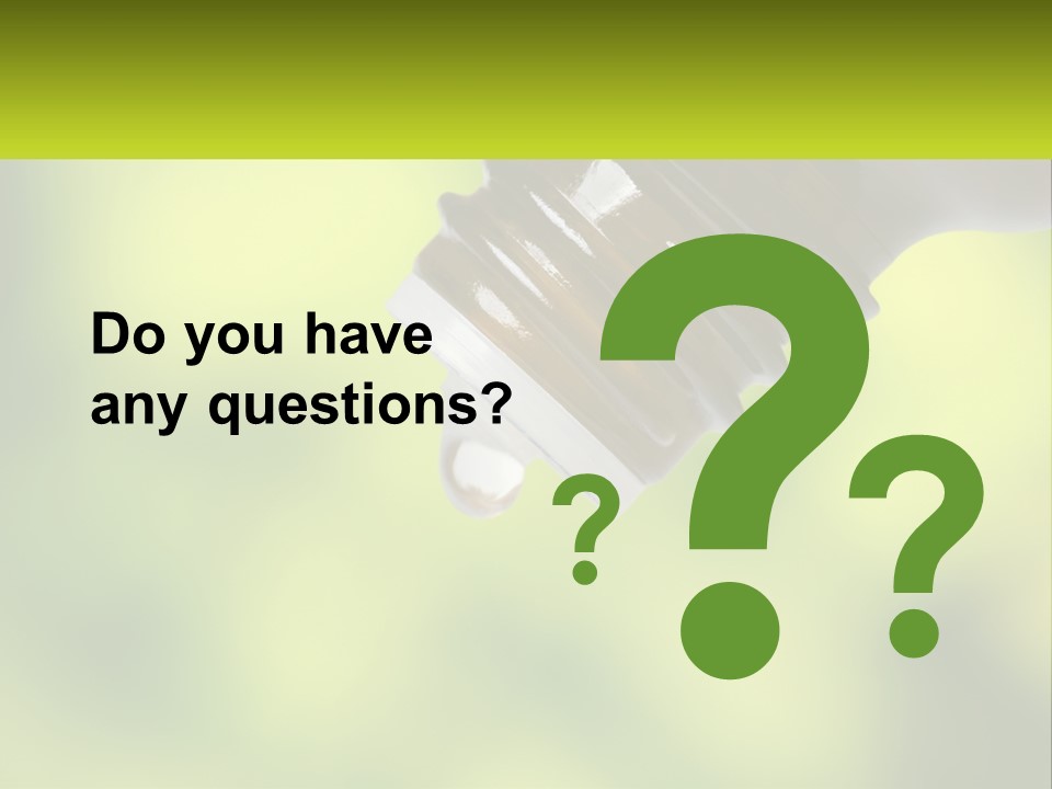 Massage Pipette Treatment PowerPoint Template