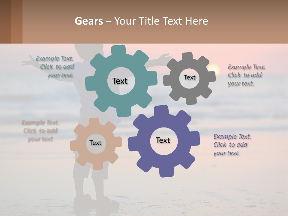 Outdoor Boy Joy PowerPoint Template