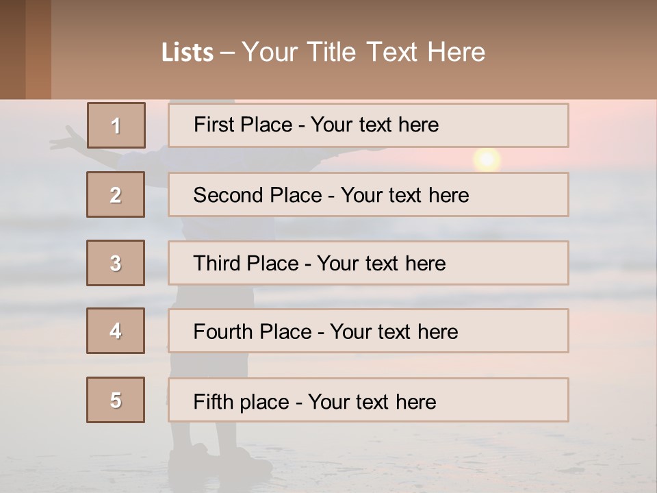 Outdoor Boy Joy PowerPoint Template
