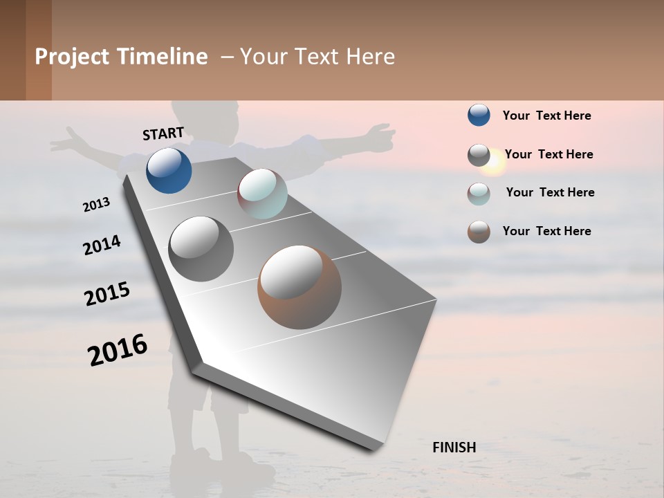 Outdoor Boy Joy PowerPoint Template