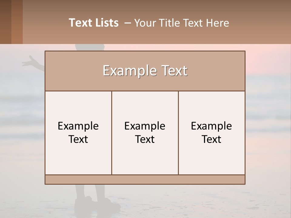 Outdoor Boy Joy PowerPoint Template