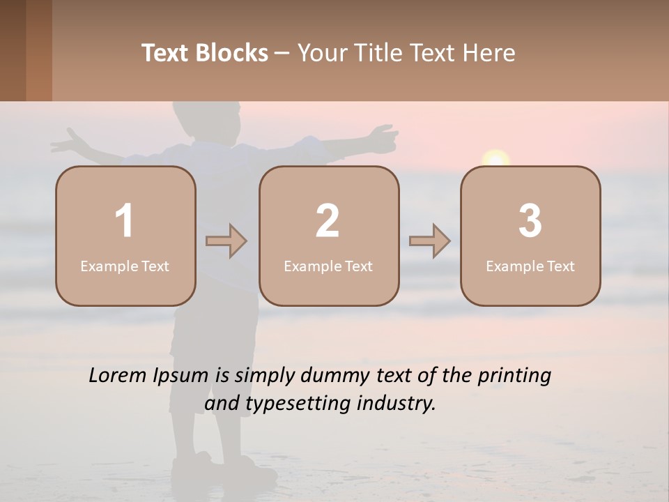 Outdoor Boy Joy PowerPoint Template