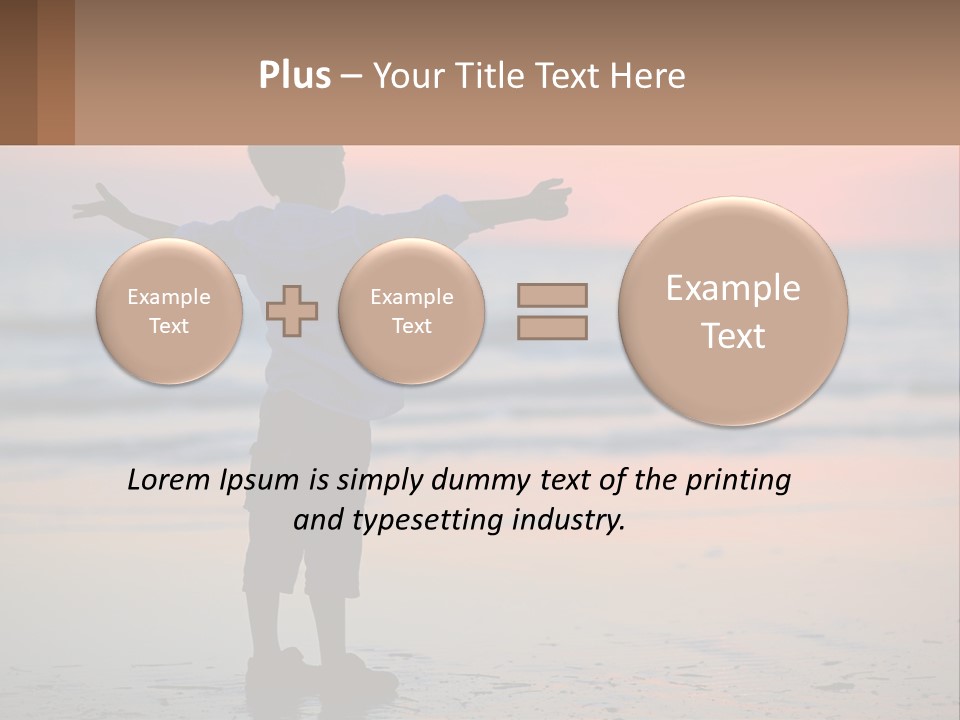 Outdoor Boy Joy PowerPoint Template