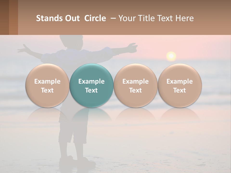 Outdoor Boy Joy PowerPoint Template