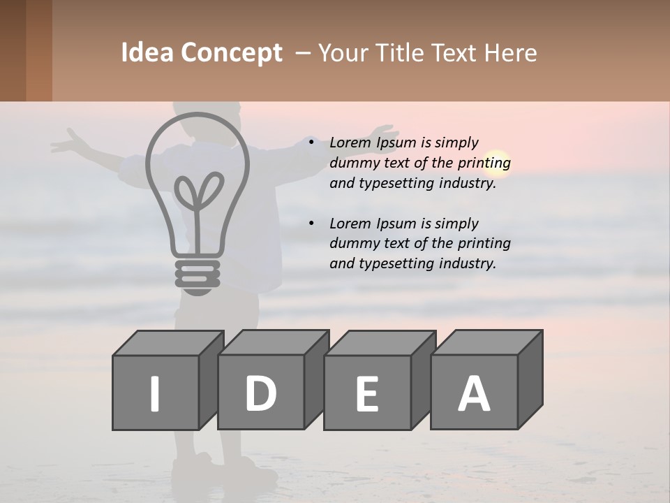 Outdoor Boy Joy PowerPoint Template