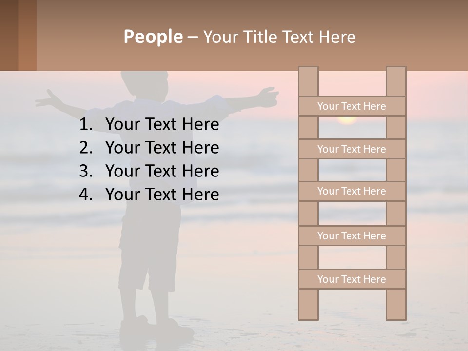 Outdoor Boy Joy PowerPoint Template