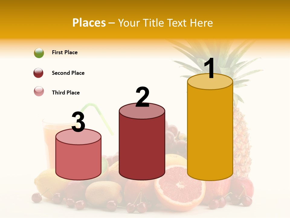 Blended Grape Yellow PowerPoint Template