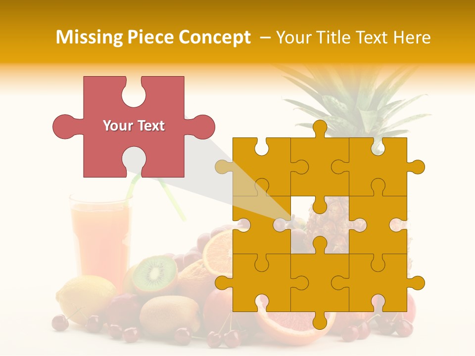 Blended Grape Yellow PowerPoint Template