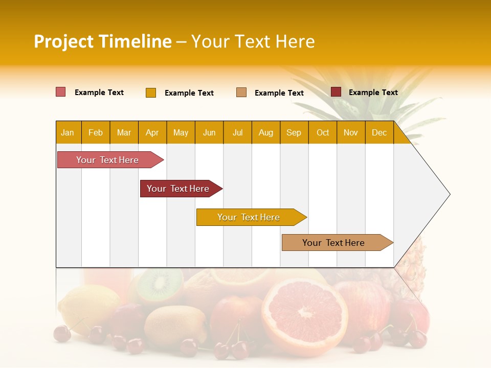 Blended Grape Yellow PowerPoint Template