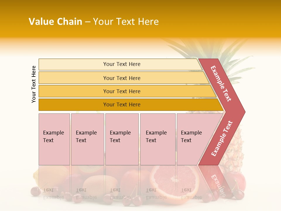 Blended Grape Yellow PowerPoint Template