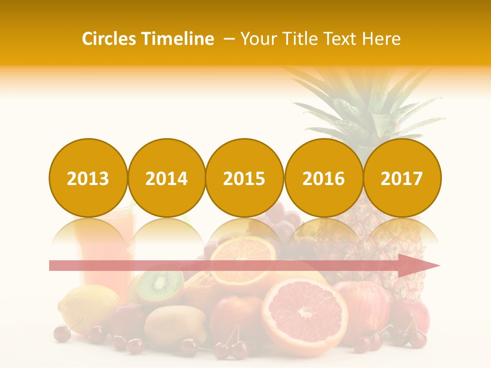 Blended Grape Yellow PowerPoint Template