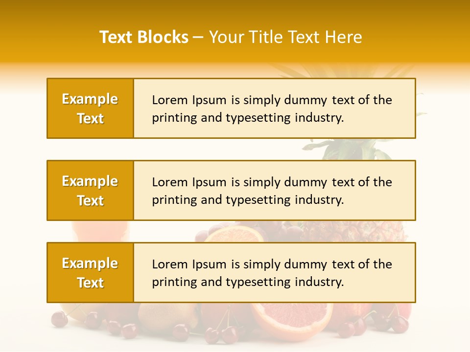 Blended Grape Yellow PowerPoint Template