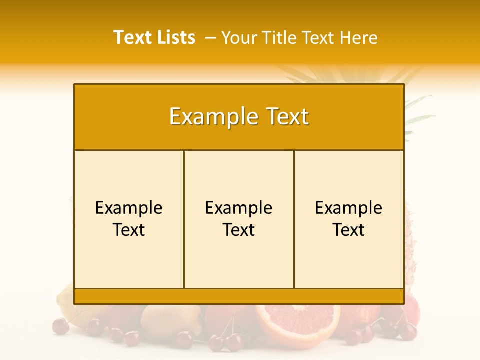 Blended Grape Yellow PowerPoint Template