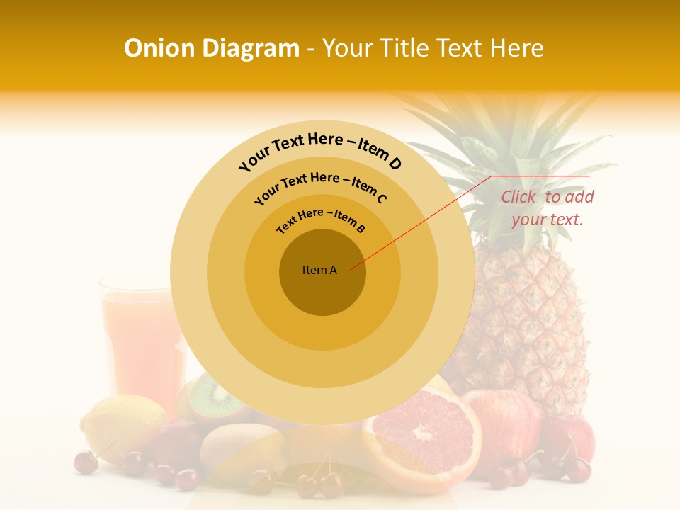 Blended Grape Yellow PowerPoint Template
