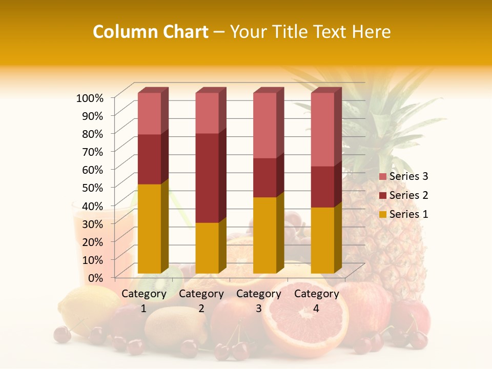 Blended Grape Yellow PowerPoint Template