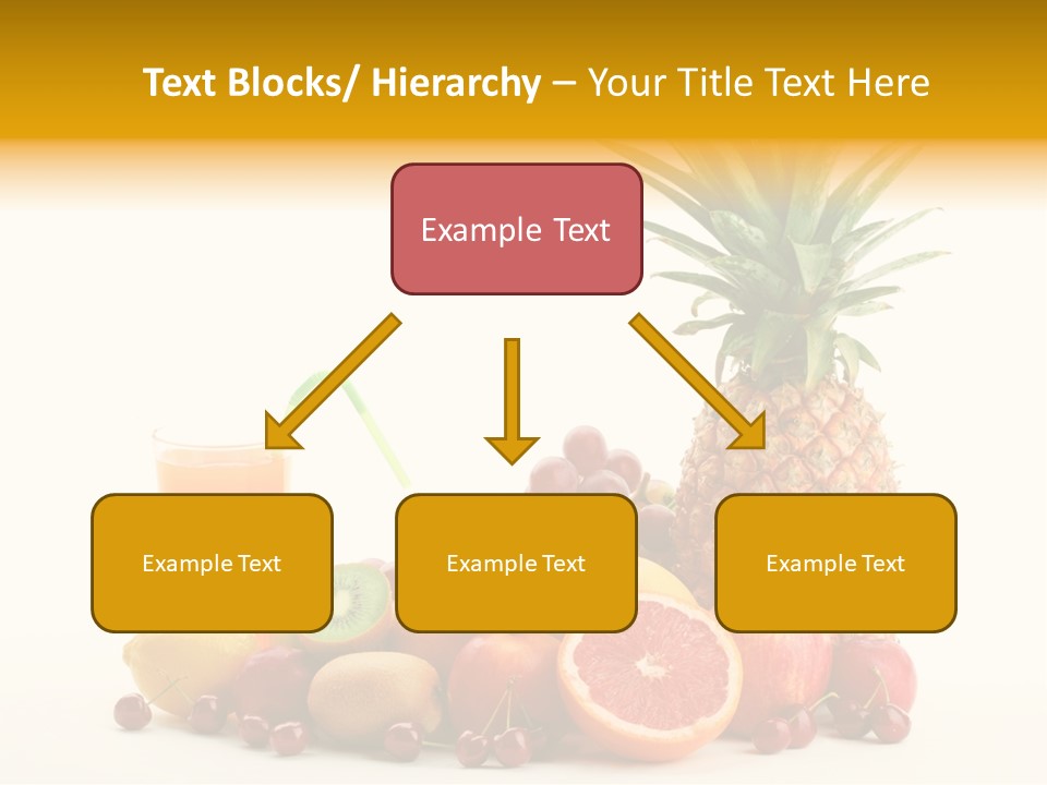 Blended Grape Yellow PowerPoint Template