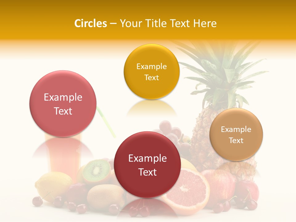 Blended Grape Yellow PowerPoint Template