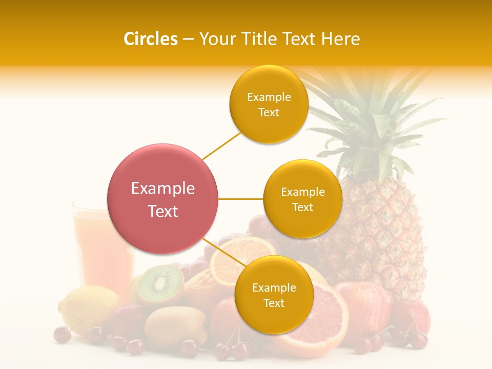 Blended Grape Yellow PowerPoint Template