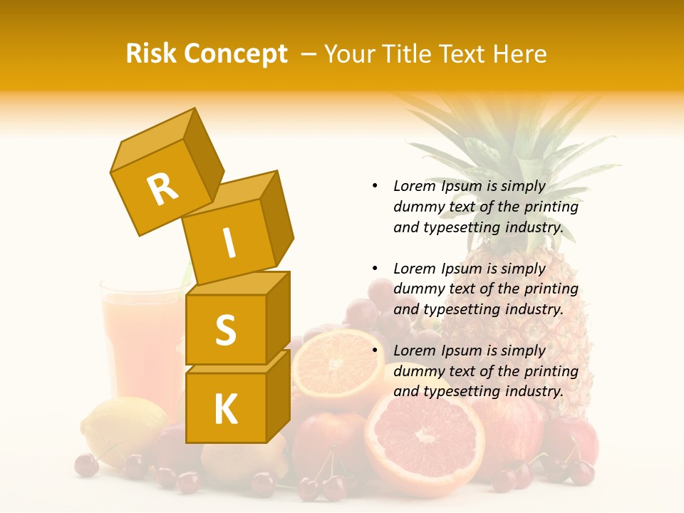 Blended Grape Yellow PowerPoint Template